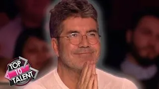 10 UNFORGETTABLE Auditions that Got Simon Cowell's GOLDEN BUZZER On Got Talent!