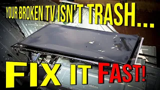 Your broken TV isn't trash.  Fix it fast.  (LG 47LB5900)