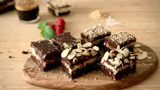 Easy To Make Coconut Brownie ll Brownies Recipe ll Best Brownie With Coconut Filling