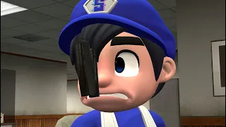 (SMG4 Animation) Stapler in head