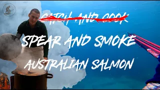 Spearfishing Catch and Cook How to Smoke Australian Salmon ( Kahawai )