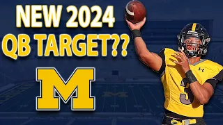 HUGE Recruiting Update: New 2024 QB target, plus Michigan set to host ELITE prospects, and more!!