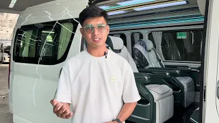 រថយន្តដេគ័រ Toyota Hiace 2023 custom VIP Interior