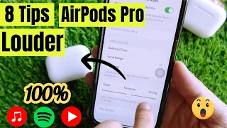 8 Tips to Make AirPods Pro Louder in 2024 (iOS 17) Fix Your quiet AirPods Pro in 2024