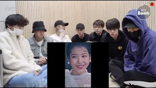 bts reaction IU tiktok