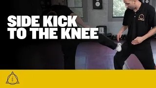 Side Kick to the Knee Technique | Using a Side Kick to the Knee for Self-Defense