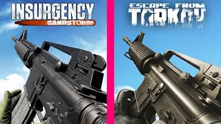 Insurgency Sandstorm vs Escape From Tarkov - All Weapons Comparison