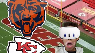 META QUEST 3!!!! Chiefs versus Bears NFL PRO ERA sorry about that camera footage 😭￼￼
