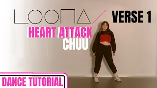 CHUU - HEART ATTACK DANCE TUTORIAL (Mirrored & Explanation) VERSE 1