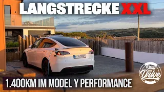 Quer durch Europa an einem Tag im Model Y Performance - Challenge accepted!