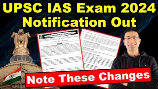 UPSC IAS Exam 2024 Notification Out | Note These Changes | Important Highlights | Gaurav Kaushal