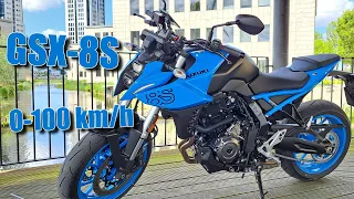 Suzuki GSX-8S | 0-100 kmh / 0-60 mph | 2023