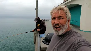 How to Fish Southern California Piers  Huntington Beach Pier Fishing