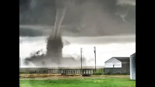 Разрушительный торнадо Китай. Tornado China. Кадр Дня. Frame of the Day.