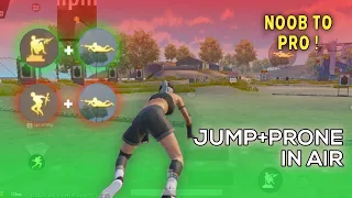 How to Jump and Prone in Air | Jump and Prone in Air New Trick 2022 #bgmi #pubgmobile