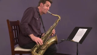 Jazz Saxophone with Eric Marienthal: Advanced Blues Solo (tenor)
