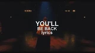 You'll Be Back (Hamilton) 1 hour Loop (lyrics) #7