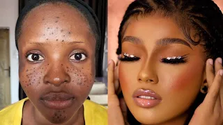 WOW 🔥😱 WHAT SHE WANTED VS WHAT SHE GOT 😱 HAIR AND MAKEUP TRANSFORMATION💄 MAKEUP TUTORIAL