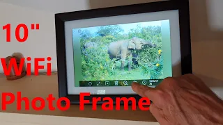 Dragon Touch 10 inch Cloud WiFi Photo Frame Review