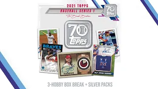 LIVE! 2021 Topps Series 1 Baseball - 3-Box Break (1/4 case) #74