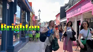 4K WALK | Uk | Brighton | Lanes | Beach | 24 April 2022