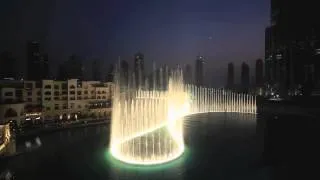 Dubai Fountain   Time to Say Goodbye   Andrea Bocelli and Sarah Brightman