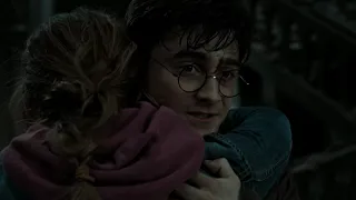 Harry says goodbye to Ron and Hermione (Open matte)