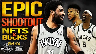 The Kyrie, Portis x Giannis Shootout Was EPiC! 🔥🔥 | Feb 26, 2022 | FreeDawkins