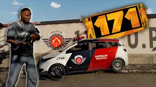 JOGANDO O NOVO GTA BRASILEIRO COMO POLICIAL! - 171