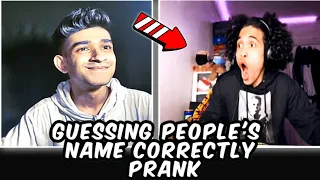 INDIAN BOY GUESSING PEOPLES NAMES CORRECTLY PRANK ON OMEGLE