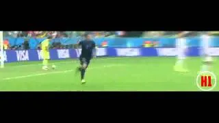 GOLEADA Espanha 1 x 5 Holanda Copa do Mundo 2014 13/06/2014