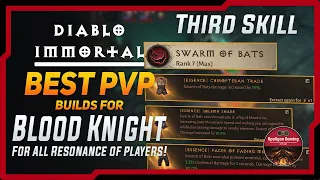 Best PVP Builds For Blood Knight - For All Resonance of Players - Insane Dmg - Diablo Immortal