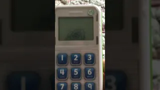 Leapfrog toy phone with low battery