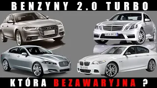 BENZYNA 2.0 w AUDI A6 C7, BMW F10, MERC W212 i JAGUAR XF - KTÓRA BEZAWARYJNA? USTERKI AWARIE KOSZTY!