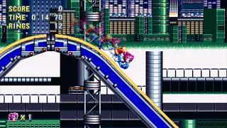 Sonic Mania Plus Chemical Plant Act 1 Encore Speedrun (31'80) (Amy Mod)