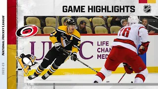 Hurricanes @ Penguins 11/29 | NHL Highlights 2022