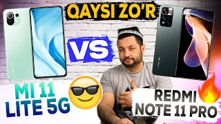 Redmi Note 11 Pro VS Mi 11 Lite 5G Qaysi Smartfon Kuchli?!