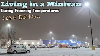 Living in a Minivan During Freezing Temperatures - 2020 Edition