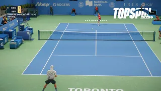 Top Spin 2K25 - Matteo Berrettini Vs Daniil Medvedev - HYPER TIE BREAK - Toronto Masters (PS5)