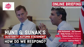 Hunt & Sunak's 'austerity autumn statement' - how do we respond?
