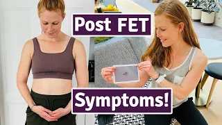 My Symptoms Post Embryo Transfer / My Life After FET