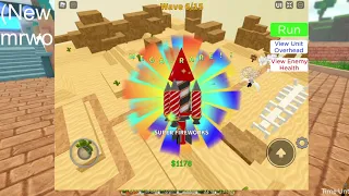 How to get NEW Fireworks in All Star Tower Defence!!!