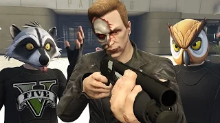 GTA 5 Online Funny Moments - The Terminator, Car Seat Ragdolls and Truck Launch Glitch!