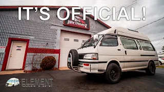 WE BOUGHT AN OLD 4x4 TOYOTA CAMPER VAN... from Japan
