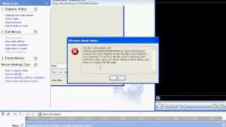 How To Fix A Codec Required Error In Windows Movie Maker