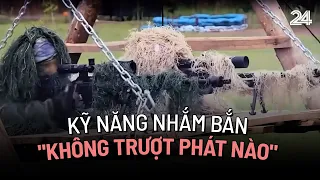 Kỹ năng bắn súng "không trượt phát nào" của lực lượng chống khủng bố Việt Nam | VTV24