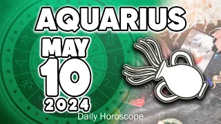 𝐀𝐪𝐮𝐚𝐫𝐢𝐮𝐬 ♒ 💥𝐀 𝐒𝐓𝐑𝐎𝐊𝐄 𝐎𝐅 𝐋𝐔𝐂𝐊 𝐂𝐇𝐀𝐍𝐆𝐄𝐒 𝐘𝐎𝐔𝐑 𝐄𝐂𝐎𝐍𝐎𝐌𝐘💰💵 𝐇𝐨𝐫𝐨𝐬𝐜𝐨𝐩𝐞 𝐟𝐨𝐫 𝐭𝐨𝐝𝐚𝐲 MAY 10 𝟐𝟎𝟐𝟒 🔮#horoscope #new