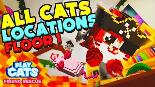 Play Cats Morphs: Friend Rescue | FLOOR 1 | ALL CATS LOCATIONS