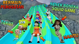 ARWAH NENEK BONEKA SQUID GAME GENTAYANGAN MAIN PEROSOTAN, UPIN IPIN TAKUT - GTA 5 BOCIL SULTAN