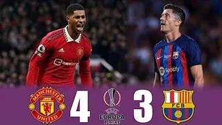 -Manchester united 4~3 Barcelona 🔥🔥U.E.L►2023🔥🔥Extended Goals & Highlights FHD